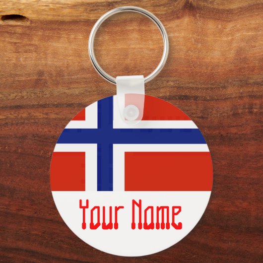 NORWAY FLAG SCHLÜSSELANHÄNGER (Vorderseite)
