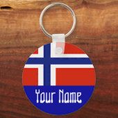 NORWAY FLAG SCHLÜSSELANHÄNGER (Vorderseite)