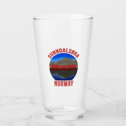 Norway Sunndalsøra Travel Norwegian Glas (Vorderseite)