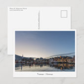 Norway Tromso City Postkarte (Vorne/Hinten)