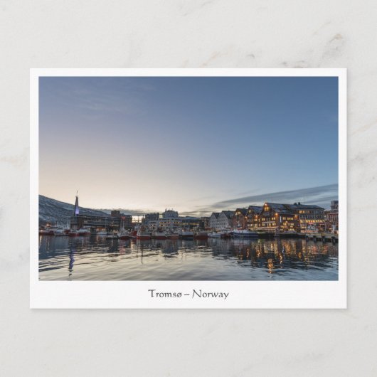 Norway Tromso City Postkarte (Vorderseite)