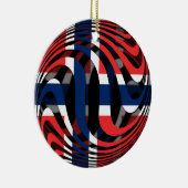 Norwegen #1 keramik ornament (Rechts)