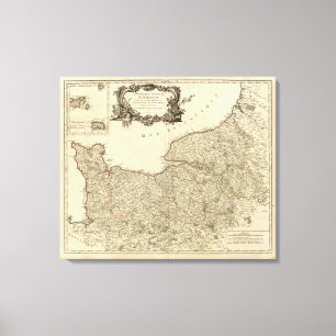 Norwegen 2 leinwanddruck