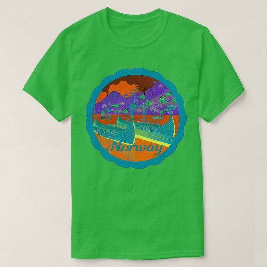 Norwegen 9 1 T-Shirt (Design vorne)