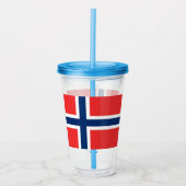 Norwegen Acryltrinkbecher (Vorderseite)