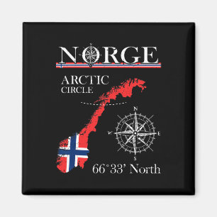 Norwegen Arktischer Kreis - Polar Nordnorwegen Nor Magnet