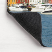 Norwegen, Bergen, Ufergegend mit Jachthafen Mousepad (Ecke)