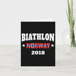 Norwegen Biathlon 2018 Karte