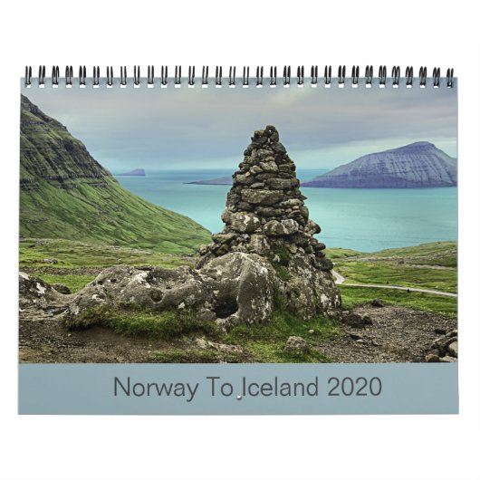 Norwegen bis Island 2020 Kalender (Titelbild)