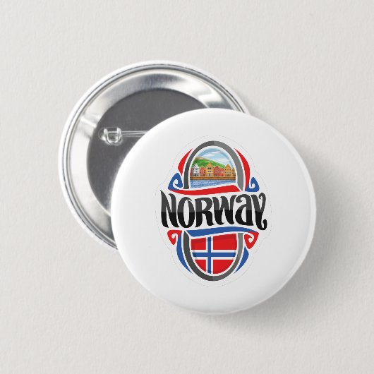 Norwegen Button (Vorne & Hinten)