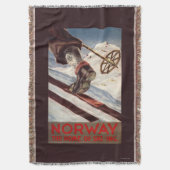 Norwegen - das Zuhause des Skifahrens Decke (Vorderseite Vertikal)