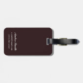 Norwegen - das Zuhause des Skifahrens Gepäckanhänger (Rückseite horizontal)