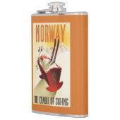 Norwegen - die Wiege des Skifahrens Flachmann (Links)