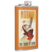 Norwegen - die Wiege des Skifahrens Flachmann (Rechts)