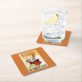 Norwegen - die Wiege des Skifahrens Rechteckiger Pappuntersetzer (Vor Ort)