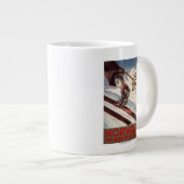 Norwegen - Die Zuhause des Skifahrens Jumbo-Tasse (Vorderseite Rechts)