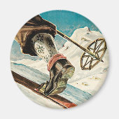 Norwegen ~ Die Zuhause des Skifahrens Magnet (Vorne)