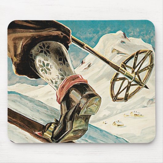 Norwegen ~ Die Zuhause des Skifahrens Mousepad (Vorne)