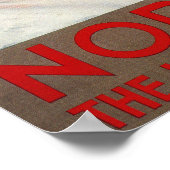 Norwegen - Die Zuhause des Skifahrens Poster (Ecke)