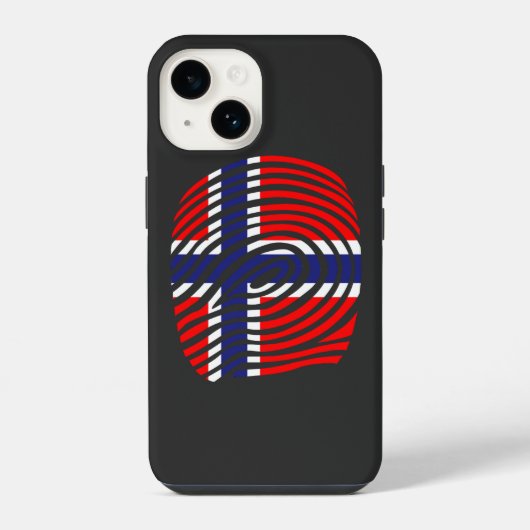 Norwegen DNA iPhone Hülle (Rückseite)