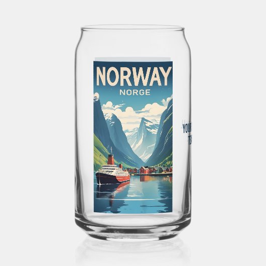 Norwegen Dosenglas (Vorderseite)