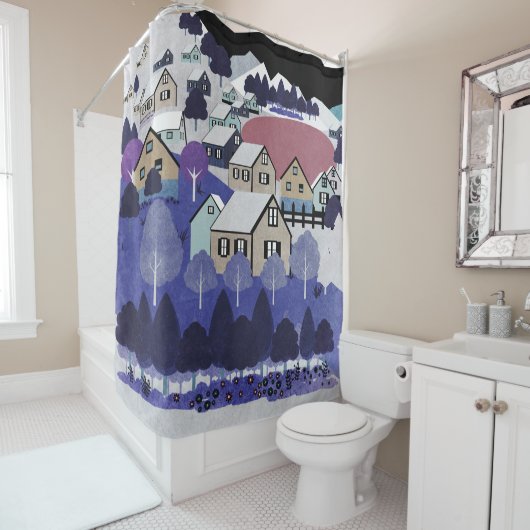 Norwegen Duschvorhang (Beispiel)