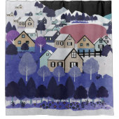 Norwegen Duschvorhang (Vorderseite)