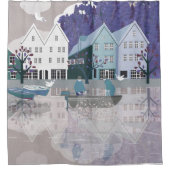 Norwegen Duschvorhang (Vorderseite)