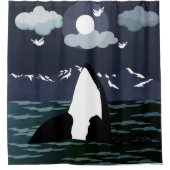 Norwegen Duschvorhang (Vorderseite)