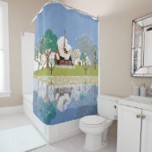 Norwegen Duschvorhang (Beispiel)