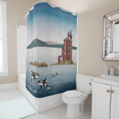 Norwegen Duschvorhang (Beispiel)