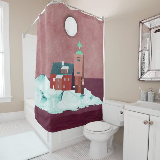 Norwegen Duschvorhang (Beispiel)