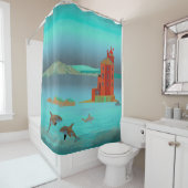 Norwegen Duschvorhang (Beispiel)