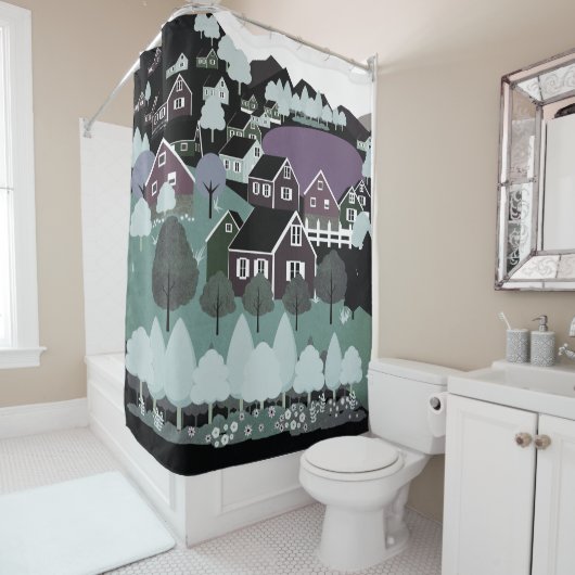 Norwegen Duschvorhang (Beispiel)