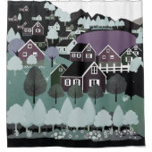 Norwegen Duschvorhang (Vorderseite)