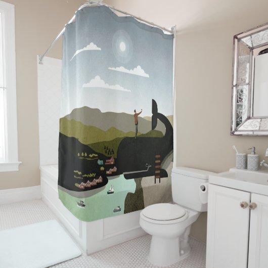 Norwegen Duschvorhang (Beispiel)