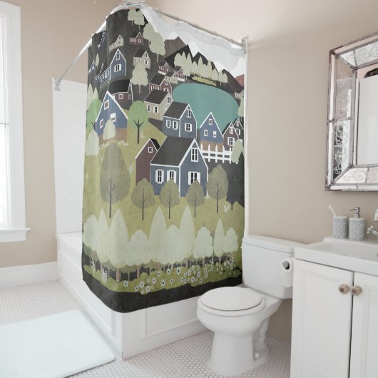 Norwegen Duschvorhang (Beispiel)