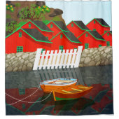 Norwegen Duschvorhang (Vorderseite)