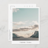 Norwegen Ersfjorden Postkarte (Vorne/Hinten)