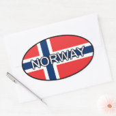 Norwegen Euro Sticker (Umschlag)