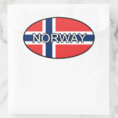 Norwegen Euro Sticker (Tasche)