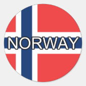 Norwegen Euro Sticker (Vorderseite)
