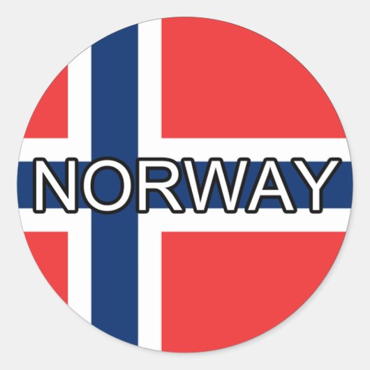 Norwegen Euro Sticker (Vorderseite)