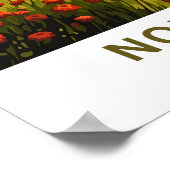 Norwegen Europa Reisedrucke Poster (Ecke)