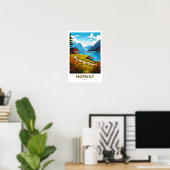 Norwegen Europa Reisedrucke Poster (Heimbüro)