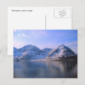 Norwegen, Fahrt durch die Fjorde Postkarte (Vorne/Hinten)