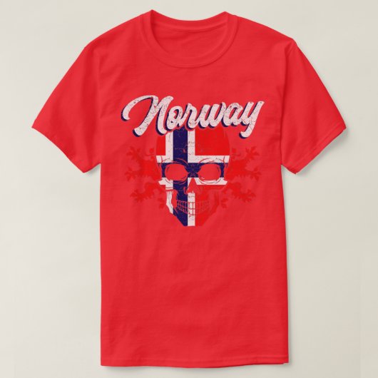Norwegen Fan T-Shirt (Design vorne)