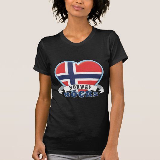 Norwegen-Felsen T-Shirt (Vorderseite)