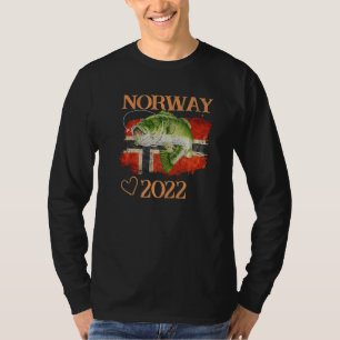 Norwegen Fischerei 2022 Skandinavien Norwegen Norg T-Shirt