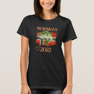 Norwegen Fischerei 2022 Skandinavien Norwegen Norg T-Shirt